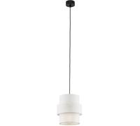 TK Lighting Calisto lampada sospesa 1x15 W bianco-nero 5094