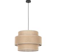 TK Lighting Calisto lampada sospesa 1x15 W nero-beige 5419