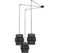 TK Lighting Calisto lampada sospesa 3x15 W nero 5976