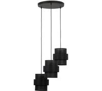 TK Lighting Calisto lampada sospesa 3x15 W nero 5981