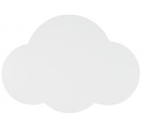 TK Lighting Applique Cloud, bianco, acciaio, luce indiretta, 38 x 27 cm TK Lighting