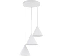 TK Lighting Cono lampada sospesa 1x15 W bianco 10012