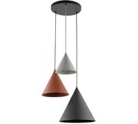 TK Lighting Cono lampada sospesa 3x15 W nero 6633