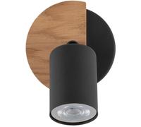 TK Lighting Cover lampada da soffitto 1x10 W nero 4673