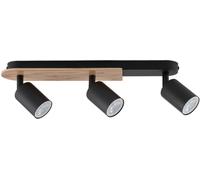 TK Lighting Cover lampada da soffitto 3x10 W nero 4675