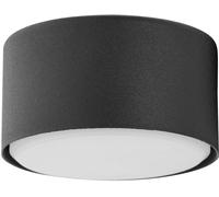 TK Lighting Dallas lampada da soffitto 1x10 W nero 6241