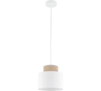TK Lighting Duo lampada sospesa 1x15 W bianco 10078