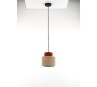 TK Lighting Duo lampada sospesa 1x15 W nero-marrone 3139