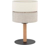 TK Lighting Eco lampada da tavolo 1x15 W nero-grigio-beige 5596