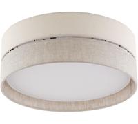TK Lighting Eco plafoniera 3x15 W bianco-grigio-beige 5775