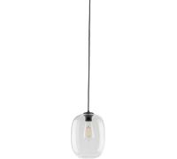 TK Lighting Elio lampada sospesa 1x15 W nero-trasparente 4339