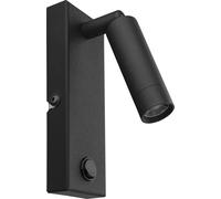 TK Lighting Enzo lampada da parete 1x3 W nero 4484
