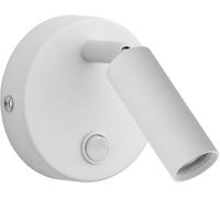 TK Lighting Enzo lampada da parete 1x6 W bianco 4238