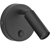 TK Lighting Enzo lampada da parete 1x6 W nero 4237