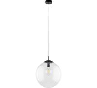 TK Lighting Esme lampada sospesa 1x15 W nero-trasparente 3268