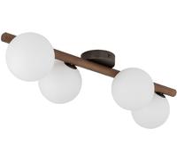 TK Lighting Estera lampada da soffitto 4x8 W legno 10270