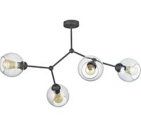 TK Lighting Fairy lampada da soffitto 4x15 W nero 2730