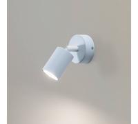 TK Lighting Faretto da parete Livia, blu, 13 cm, metallo, regolabile, GU10 TK Lighting