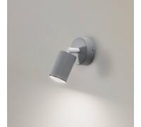 TK Lighting Faretto da parete Livia, grigio, 13 cm, metallo, regolabile, GU10 TK Lighting