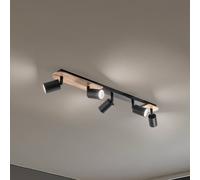 TK Lighting Faretto da soffitto Cover Wood, 5 luci TK Lighting