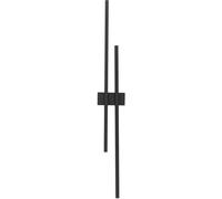 TK Lighting Flash lampada da parete 2x30 W nero 6626