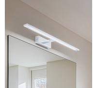 TK Lighting Gallery Applique a LED, colore cromo, metallo larghezza 62 cm IP44 TK Lighting