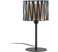 TK Lighting Harmony lampada da tavolo 1x15 W nero-marrone 5889