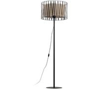 TK Lighting Harmony lampada da terra 1x15 W nero-marrone 5890