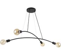 TK Lighting Helix lampada sospesa 4x15 W nero 2724