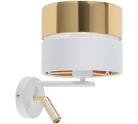 TK Lighting Hilton lampada da parete 2x W bianco-oro 5361