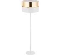 TK Lighting Hilton lampada da terra 1x15 W bianco-oro 5074