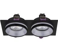 TK Lighting Jet lampada da incasso 2x10 W nero 6925