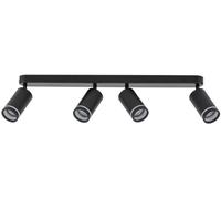 TK Lighting Jet lampada da soffitto 4x10 W nero 6916
