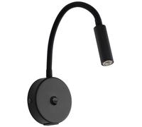 TK Lighting Lagos lampada da parete 1x6 W nero 10200