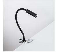 TK Lighting Lagos lampada da scrivania 1x6 W nero-cromo 16025