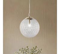 TK Lighting Lampada a sospensione Cadix in vetro, 1 luce, Ø 30 cm TK Lighting