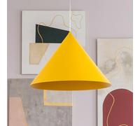 TK Lighting Lampada a sospensione Cono, a 1 luce, Ø 50 cm, gialla, E27 TK Lighting