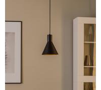 TK Lighting Lampada a sospensione Jump, nera, Ø 20 cm TK Lighting