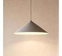 TK Lighting Lampada a sospensione Lume L, grigio-beige, metallo, Ø 40 cm, GX53 TK Lighting