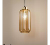 TK Lighting Lampada a sospensione Marco Green, a 1 luce, marrone TK Lighting