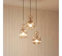 TK Lighting Sophia Cognac lampada sospesa 3x10 W marrone-ambra 11041