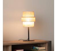 TK Lighting Lampada da tavolo Calisto, Jute, marrone naturale, altezza 38 cm TK Lighting