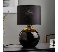 TK Lighting Lampada da tavolo Palla, Ø 20 cm, nero/oro TK Lighting