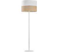 TK Lighting Linobianco lampada da terra 1x15 W bianco-marrone 5241