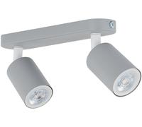 TK Lighting Livia lampada da soffitto 2x10 W grigio 10241