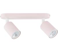 TK Lighting Livia lampada da soffitto 2x10 W rosa 10233