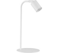 TK Lighting Logan lampada da scrivania 1x10 W bianco 5490