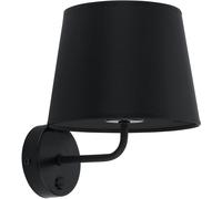 TK Lighting Maja lampada da parete 1x15 W nero 1884