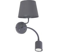 TK Lighting Maja lampada da parete 2x W grigio 2536