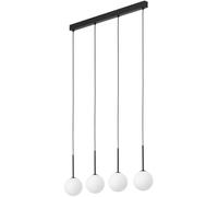 TK Lighting Martin lampada sospesa 4x6 W bianco-nero 4503